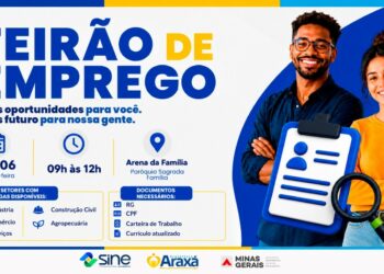 Feirão do Emprego oferece cerca de 600 vagas nesta quarta-feira (03) em Araxá