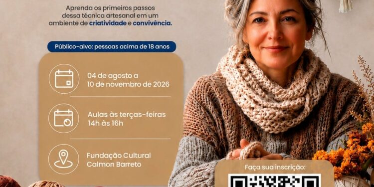 Fundação Cultural Calmon Barreto abre inscrições para curso gratuito de macramê
