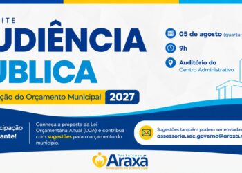 Prefeitura convida população para participar de audiência pública sobre o orçamento de 2027