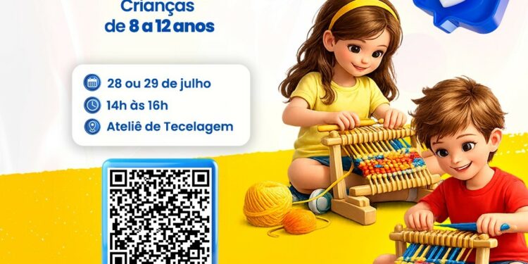 Fundação Cultural Calmon Barreto abre inscrições para oficina de tear para crianças de 8 a 12 anos