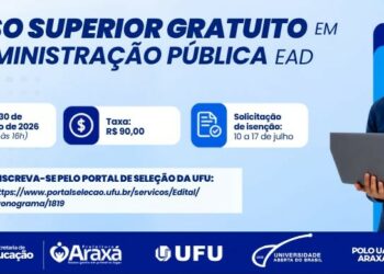 Últimos dias para se inscrever em curso gratuito de Administração Pública da UAB Araxá
