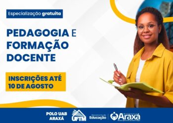 Polo UAB Araxá abre inscrições para especialização gratuita em Pedagogia e Formação Docente