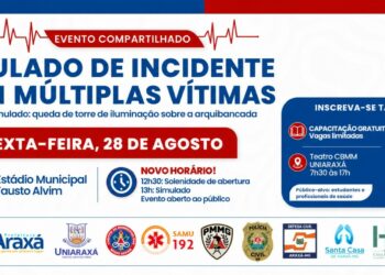 Araxá realiza simulado de incidente com múltiplas vítimas na próxima sexta (28)