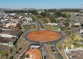 Praça da Bíblia começa a ser construída e vai transformar rotatória da Expominas em novo espaço de convivência