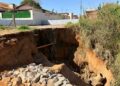 Prefeitura de Araxá inicia obras de recuperação de erosão no bairro Boa Vista