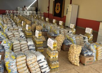 23º 100 Destino MotoFest distribui 5,5 toneladas de alimentos para 22 entidades de Araxá