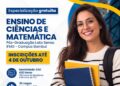 Polo UAB Araxá oferece 30 vagas para especialização gratuita em Ensino de Ciências e Matemática