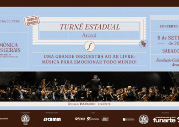 Com apoio da Prefeitura de Araxá, Orquestra Filarmônica de Minas Gerais se apresenta na Fundação Cultural Calmon Barreto neste sábado (5)
