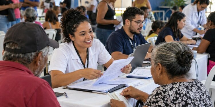Mutirão oferece serviços gratuitos de saúde, documentação, assistência social e orientação jurídica nesta terça-feira (27)