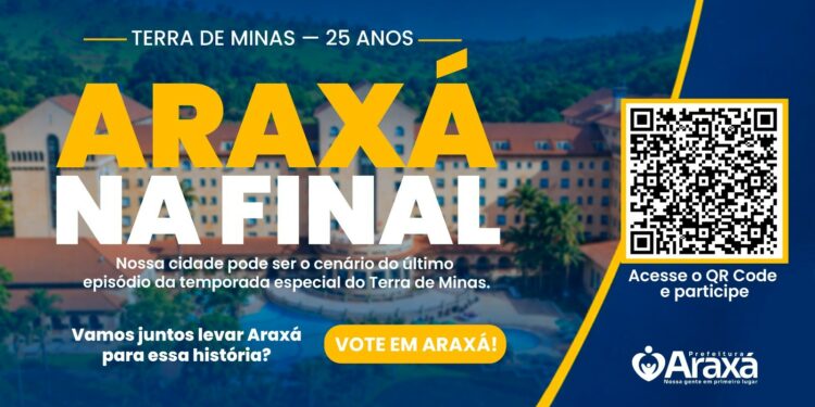 Araxá está na final de votação para ser cenário de episódio especial do Terra de Minas; saiba como votar