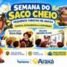 Semana do Saco Cheio terá programação gratuita para crianças conhecerem a história e os atrativos de Araxá