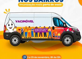Vacimóvel leva vacinação aos bairros de Araxá em novembro; confira o cronograma