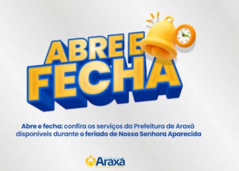 Abre e fecha: confira o funcionamento dos serviços da Prefeitura de Araxá no feriado de Nossa Senhora Aparecida