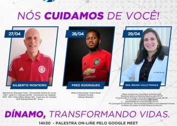 Dínamo promove ciclo de palestras on-line para atletas e colaboradores